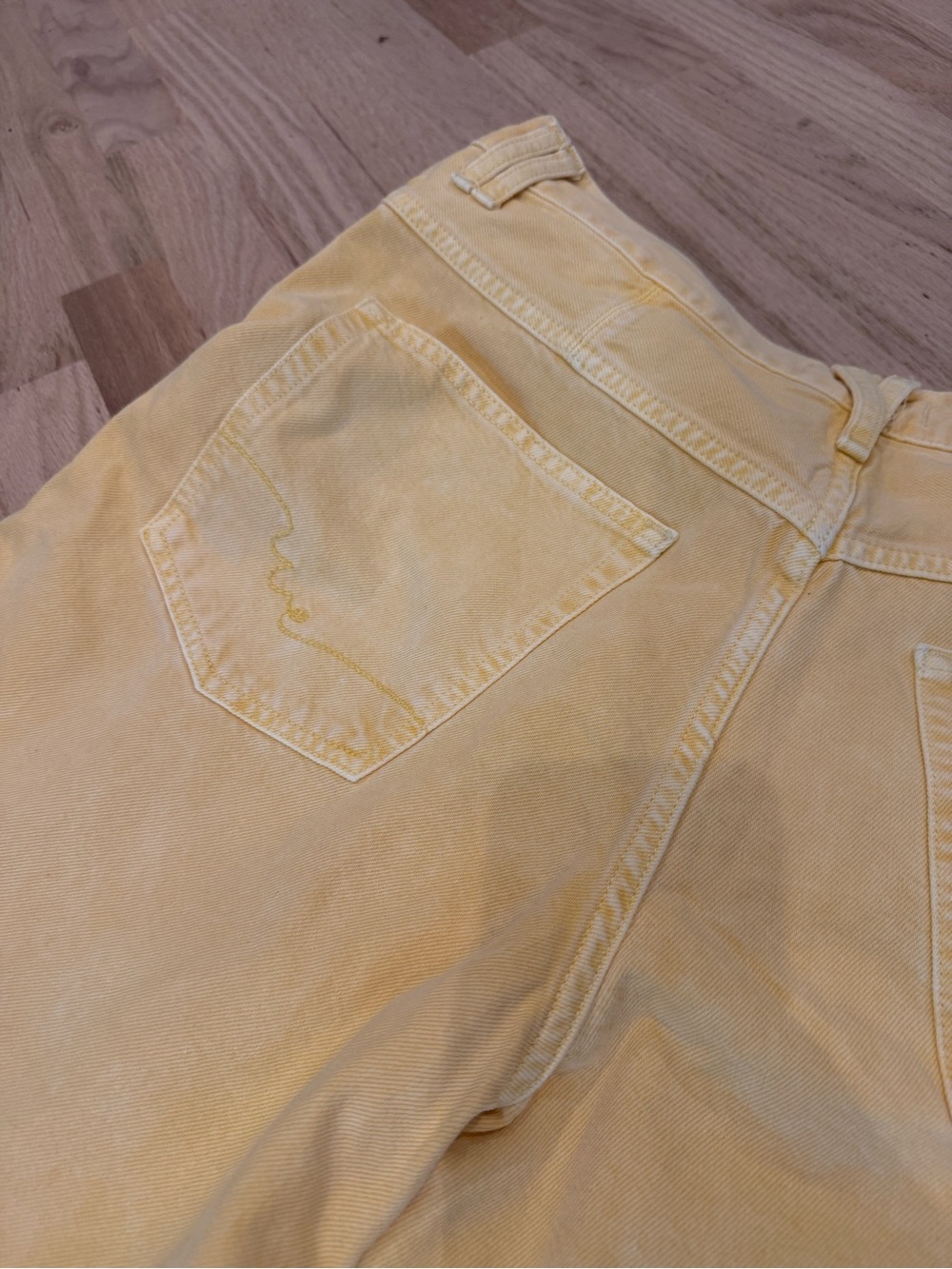 We The Free Yellow Montana Jean Shorts - Picture 11 of 14